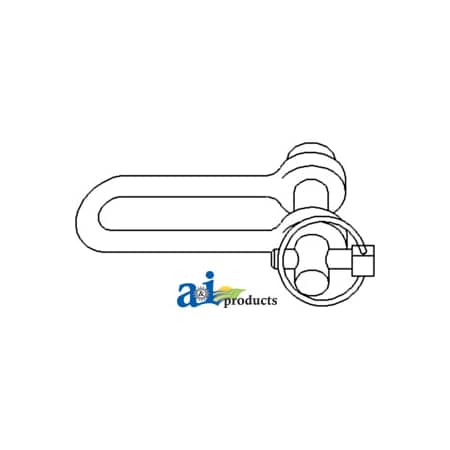 A & I Products Stabilizer Clevis w/ Pin 4" x3" x1" A-47P1053